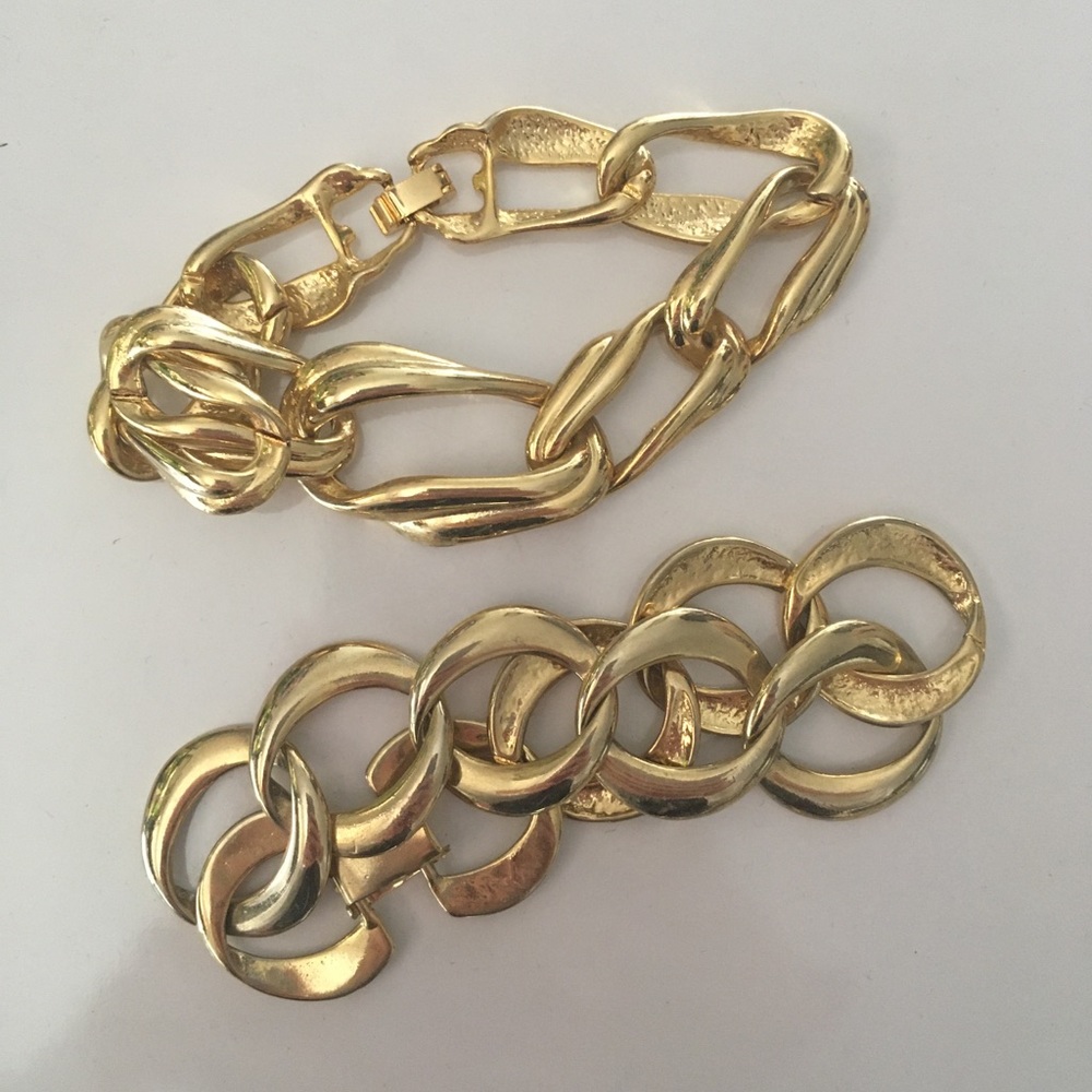 2 Gold Bracelets